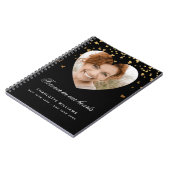 Mémorial du livre d'or noir coeurs photo (Côté gauche)