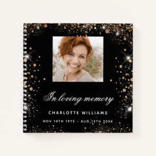 Mémorial du livre d'or noir parties scintillant ph