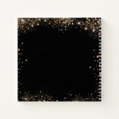 Mémorial du livre d'or noir parties scintillant ph (Dos)