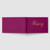 Mémorial "En mémoire d'amour" Gold-Foil, Berry (Complet)
