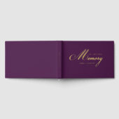 Mémorial "En mémoire d'amour" Gold-Foil, Violet (Complet)