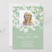 Memorial Eucalyptus Photo Carte de remerciements f (Devant)