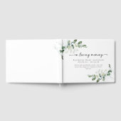 Memorial Eucalyptus Waterverf Gastenboek (Volledig)