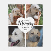 Memorial Fleece Deken (Voorkant)