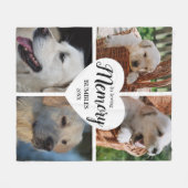 Memorial Fleece Deken (Voorkant (Horizontaal))