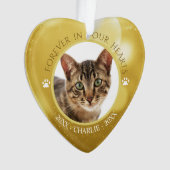 Memorial FOREVER DANS NOS COEURS Photo de chat (devant)