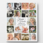 Memorial FOREVER IN ONZE HARTS 18 Fotocollage Fotoplaat (Voorkant)