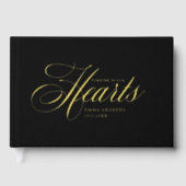 Mémorial "Forever in our Hearts" Gold-Foil, Noir (Recto)