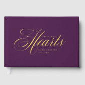 Mémorial "Forever in our Hearts" Gold-Foil, Violet (Recto)
