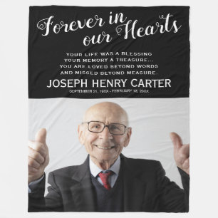 Memorial Foto Fleece Deken