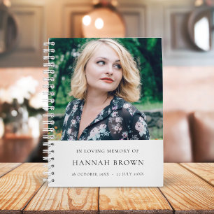 Memorial Foto   In het liefhebben van geheugen Mod Notitieboek