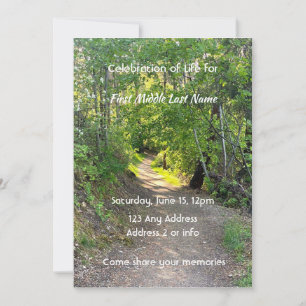 Memorial Foto Prayer Path Trail Forest Treils Kaart