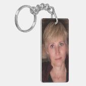 Memorial Foto van wie we houden Sleutelhanger (Voorkant Links)