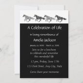 Memorial Fotografische kunst Uitnodiging (Achterkant)