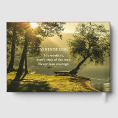 Memorial Funérailles Nature Photo Real Foil (Verso)