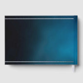 Mémorial funéraire bleu ciel argent photo (Verso)