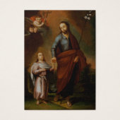 Mémorial funéraire catholique Jésus Saint Joseph (Devant)