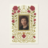 Mémorial funéraire catholique Sacré-Coeur Roses ro (Devant)