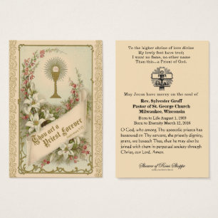 Mémorial funéraire du prêtre catholique