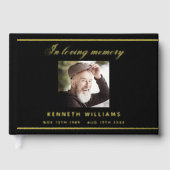 Mémorial funéraire en or noir photo (Recto)