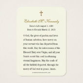 Mémorial funéraire irlandais Shamrock vert et or (Dos)