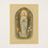 Mémorial funéraire Mary Lourdes Gold Vintage (Devant)