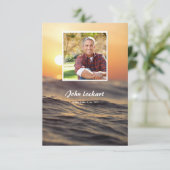 Memorial Funeral Card Kaart (Staand voorkant)