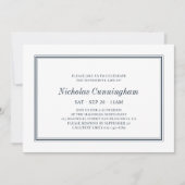 Memorial Funeral Classic and Simple Elegant Kaart (Voorkant)