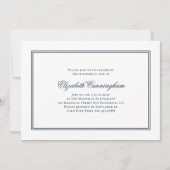 Memorial Funeral Classic and Simple Elegant Kaart (Voorkant)