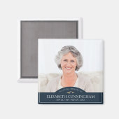 Memorial Funeral Classic Birds Photo Keepomwille Magneet (Voorkant / Achterkant)