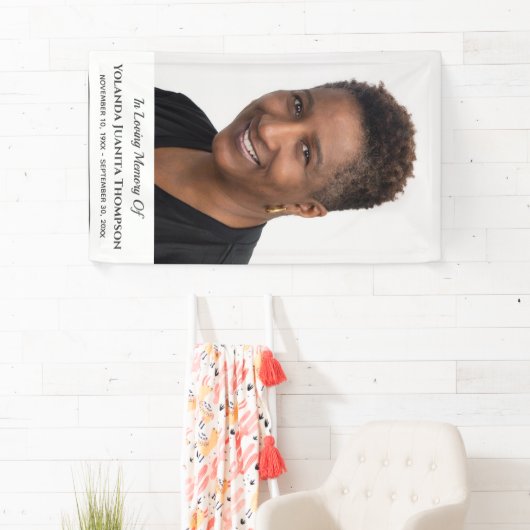 Memorial Funeral Custom Photo Bereavement Sympathi Spandoek (Insitu)