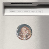 Memorial Funeral Favor Photo Magnet Magneet (Insitu (Vaatwasser))