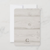 Memorial Funeral Hydrangea Floral Geometric Bedankkaart (Achterkant)