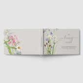 Memorial Funeral In Loving Memory Wildflowers Gastenboek (Volledig)