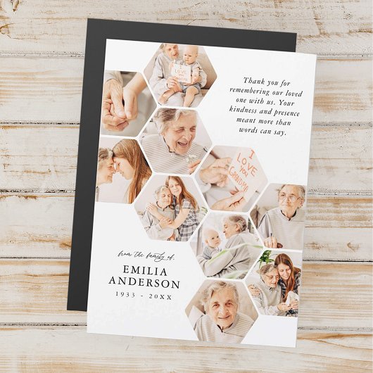 Memorial Funeral Modern Simple 10 Foto's Kaart