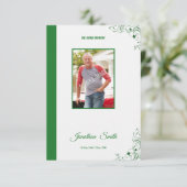 Memorial Funeral Program Card Kaart (Staand voorkant)