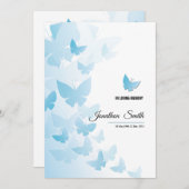 Memorial Funeral Program Card Programma (Voorkant / Achterkant)