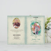 Memorial Funeral Programme Sjabloon (Staand voorkant)