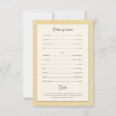 Memorial Funeral Programme Sjabloon Kaart (Achterkant)