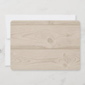 Memorial Funeral Rustic Waterverf Foliage Kaart (Achterkant)