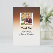 Memorial Funeral Thank You Card Bedankkaart (Staand voorkant)