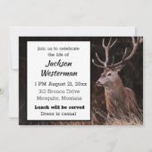 Memorial Grand White Tail Buck  Kaart (Achterkant)