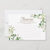 Memorial Greenery Foliage Réponse botanique (Dos)