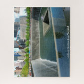 Memorial Ground Zero New York. Legpuzzel (Verticaal)