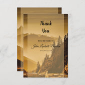 Memorial Hartelijk dank Bedankkaart (Voorkant / Achterkant)