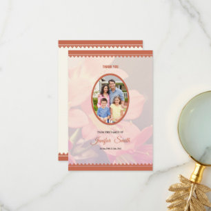 Memorial - Hartelijk dank Bedankkaart