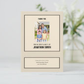 Memorial - Hartelijk dank Bedankkaart (Staand voorkant)