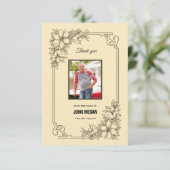 Memorial - Hartelijk dank Kaart (Staand voorkant)