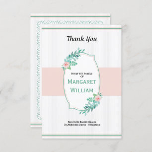 Memorial - Hartelijk dank Kaart