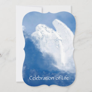 Memorial Herdenking Service Noite Mourning Angel Kaart